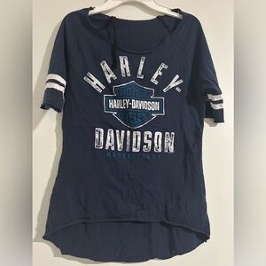 Harley-Davidson Dark Blue Logo Tee